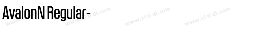 AvalonN Regular字体转换 AvalonN Regular字体转换